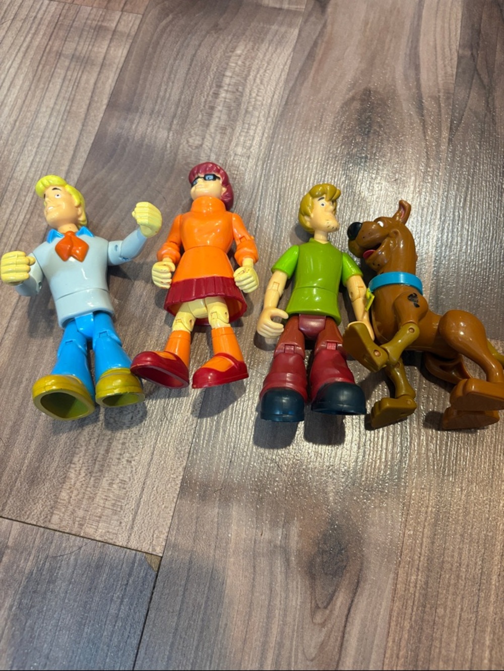 Scooby-Doo Mystery Inc. 2007 ThinkWay Toys 5" Action Figures Set of 4